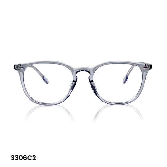 ZERO Power Glasses – Lightweight Premium Square Frame for Men & Women | Blue-Cut & Fashion Eyewear