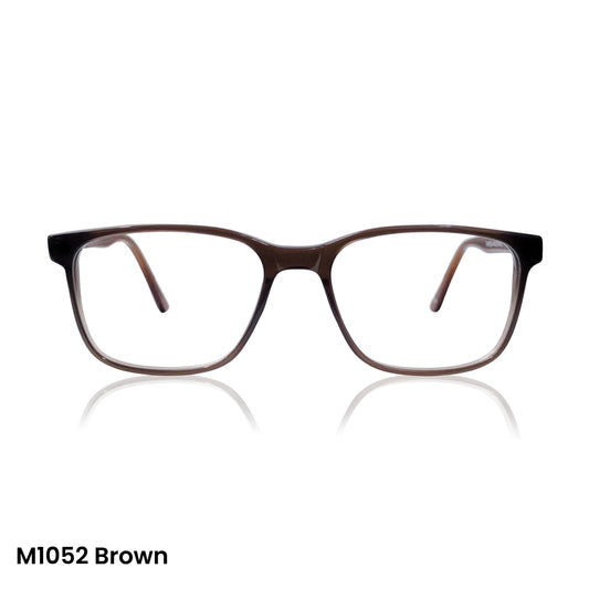 ZERO Power Glasses – Lightweight Premium Square Frame for Men & Women | Blue-Cut & Fashion Eyewear 1